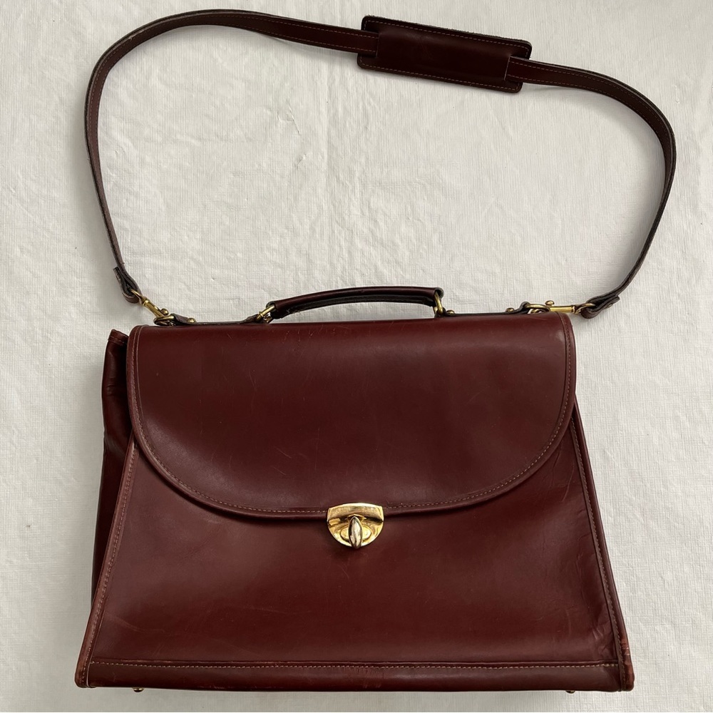 Jack Georges Leather Briefcase Bag